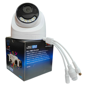 8mp ip poe with two way audio 4 array starlight light dome camera with box & printing (T41A PCB, Lens-10081, Audio Wire)