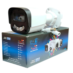 8mp ip poe with audio 4 array starlight light bullet camera with box & printing (T41N PCB, Lens-10081)