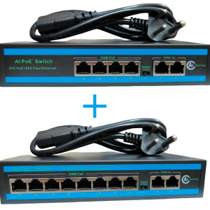 4+8 Port 54v mega poe switch combo