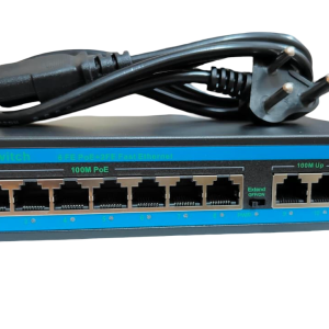 8 Port (8+2) 2 up-link port mega  ultra hd network ethernet imported poe switch (54v)