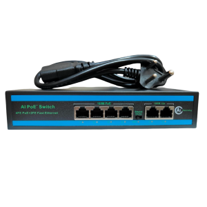 4 Port 2 up-link port network ethernet imported poe switch (52v)