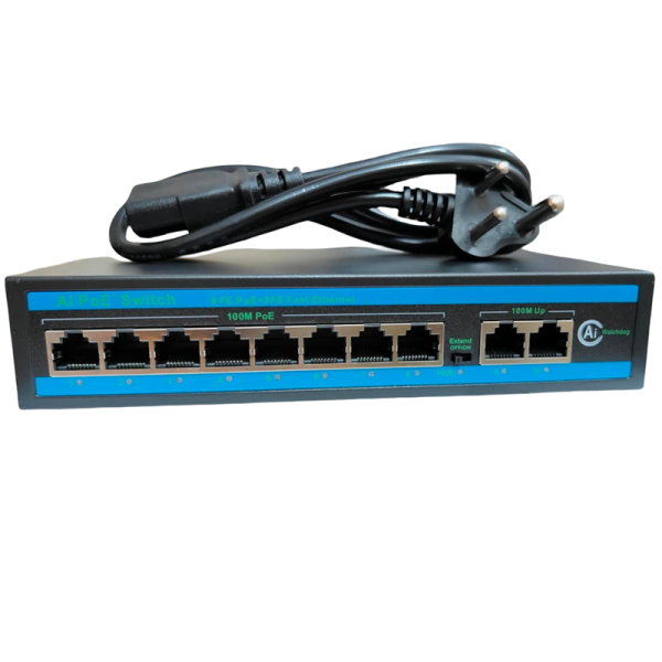 16 Port (16+2) 2 up-link full Giga port ultra hd network ethernet imported poe switch (54v)