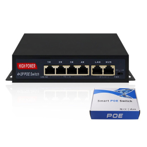 4+2 Port mega poe switch