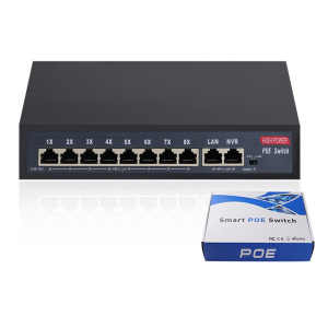 8+2 Port mega poe switch